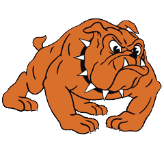 Bulldog facing right