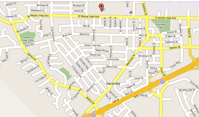 Map to Vaca High